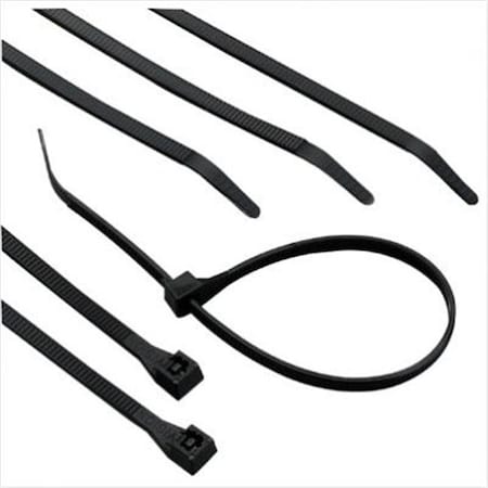 Gardner Bender Cable Tie, 24 in L, 7 in Max Bundle Dia., Black, Nylon 6/6, 175 lb Strength 623-46-424UVB